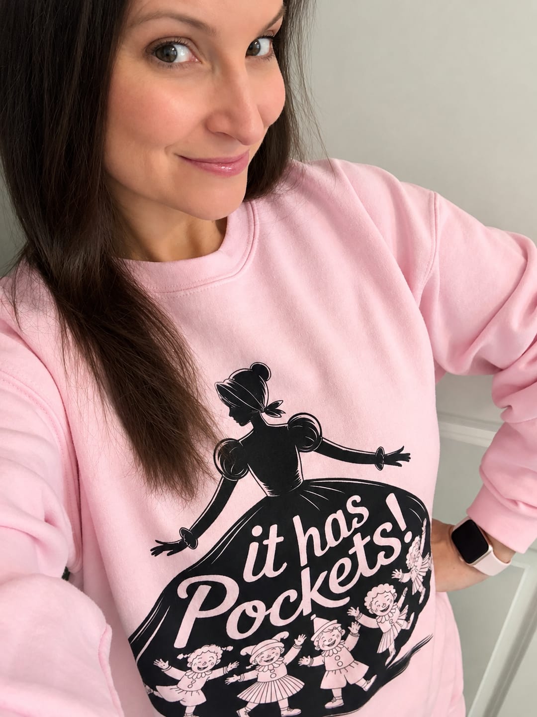 Customer photo review of It Has Pockets Sweatshirt