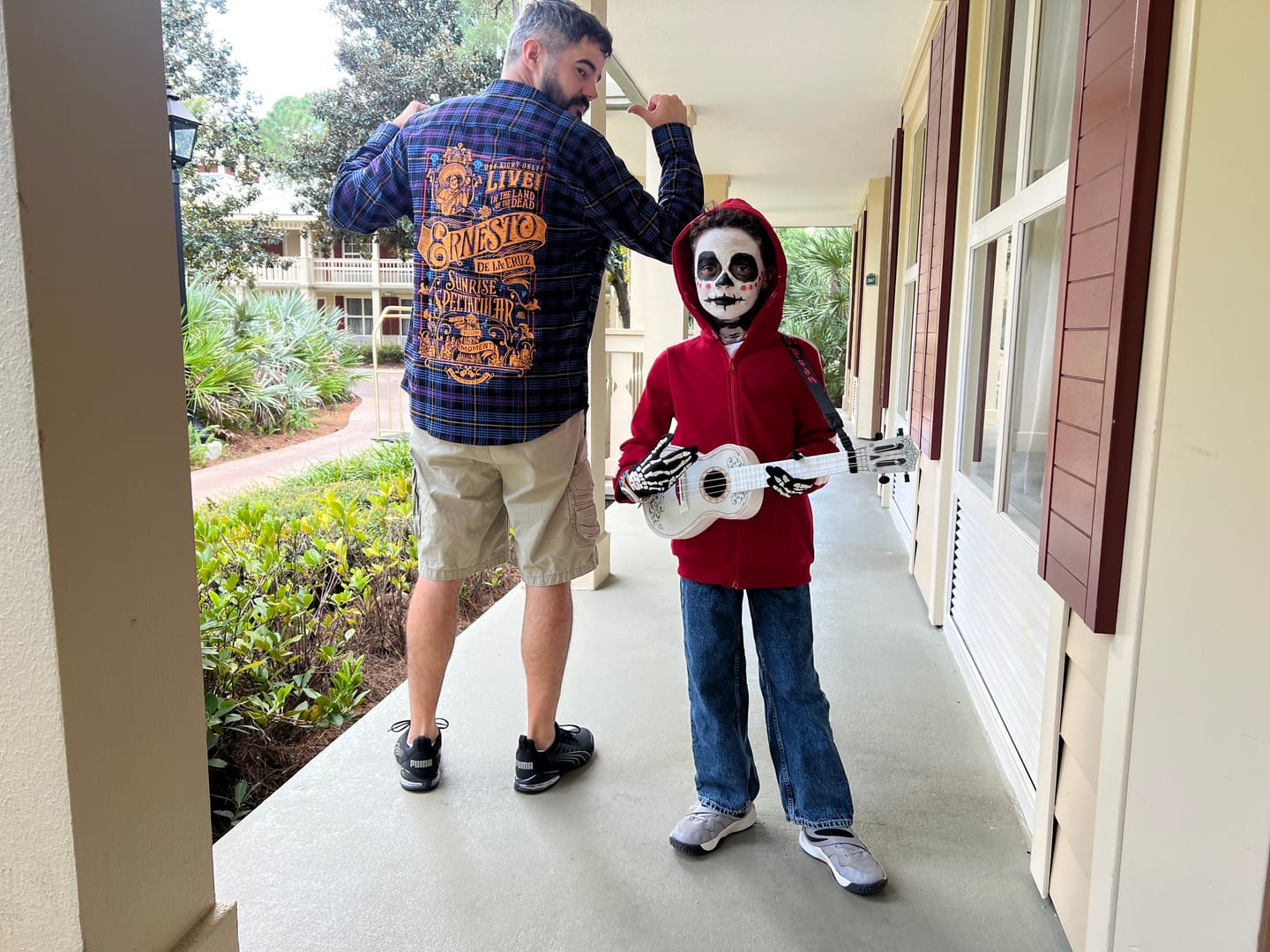 Customer photo review of Disney and Pixar Coco "Ernesto’s Sunrise Spectacular" – BorlandFlex™ Long Sleeve Flannel