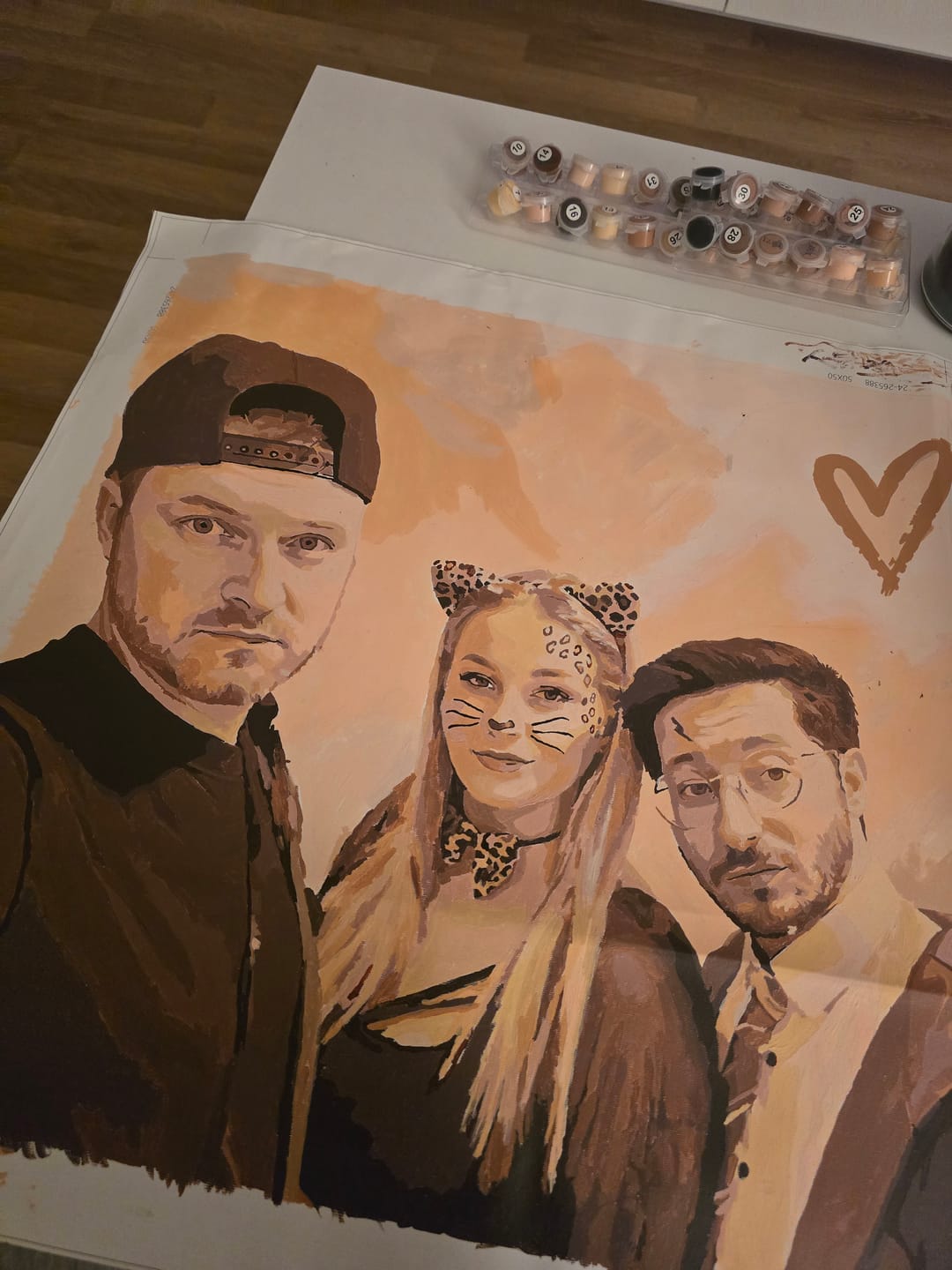 Customer photo review of Eigenes Foto - Malen nach Zahlen