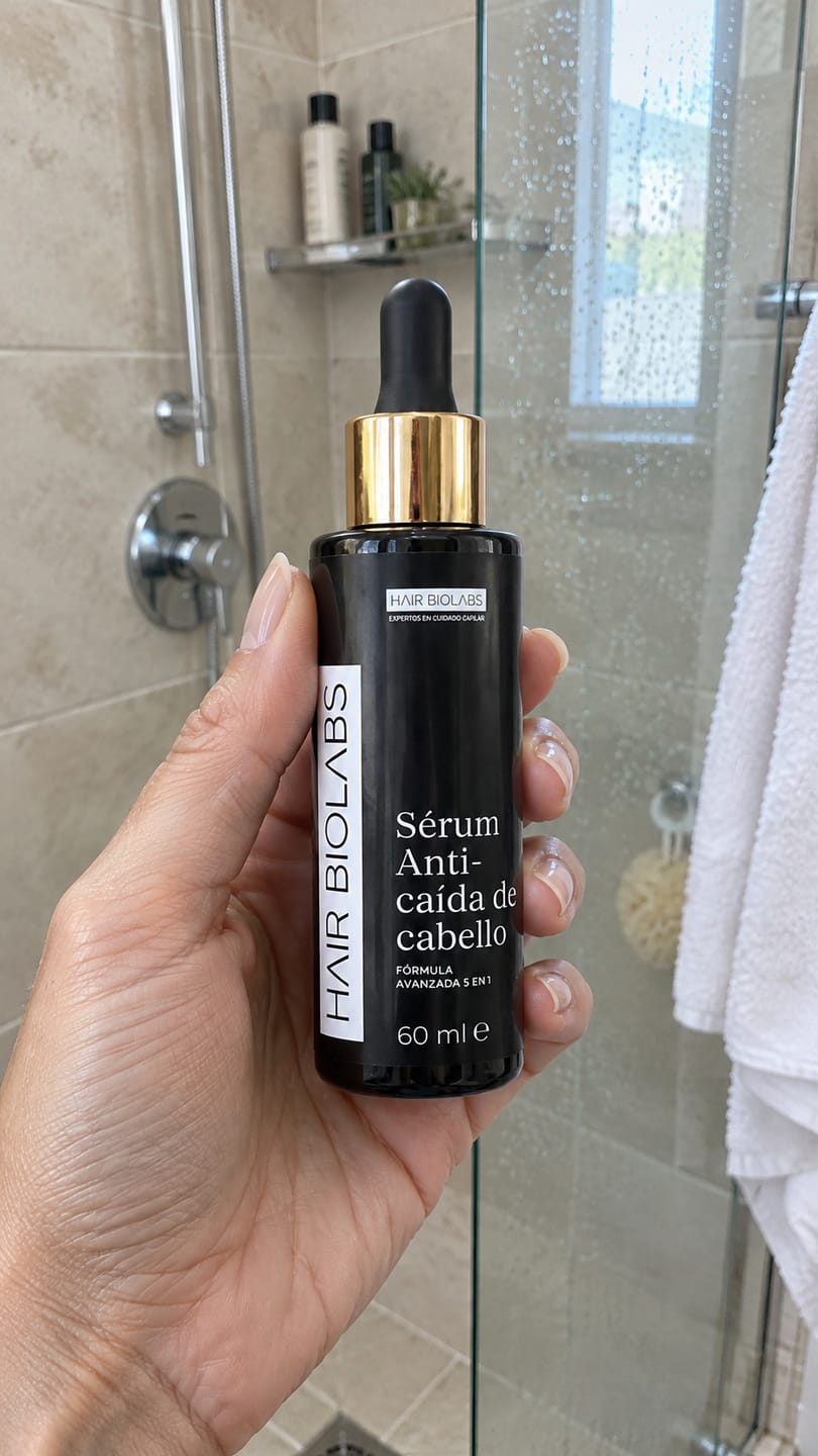 Customer photo review of Serum Anticaída para hombres y mujeres Hair Biolabs™