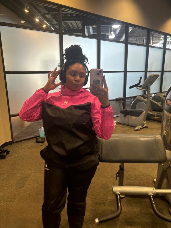 Customer photo review of Women's 904 Flagship Contrast V2.0 Sauna Suit — Top & Pants Set