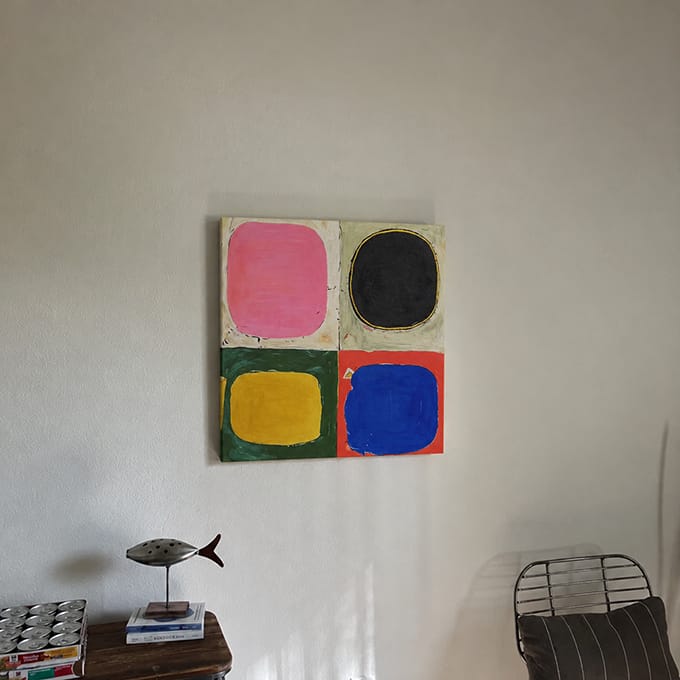 Customer photo review of Abstract Wall Art #VA302