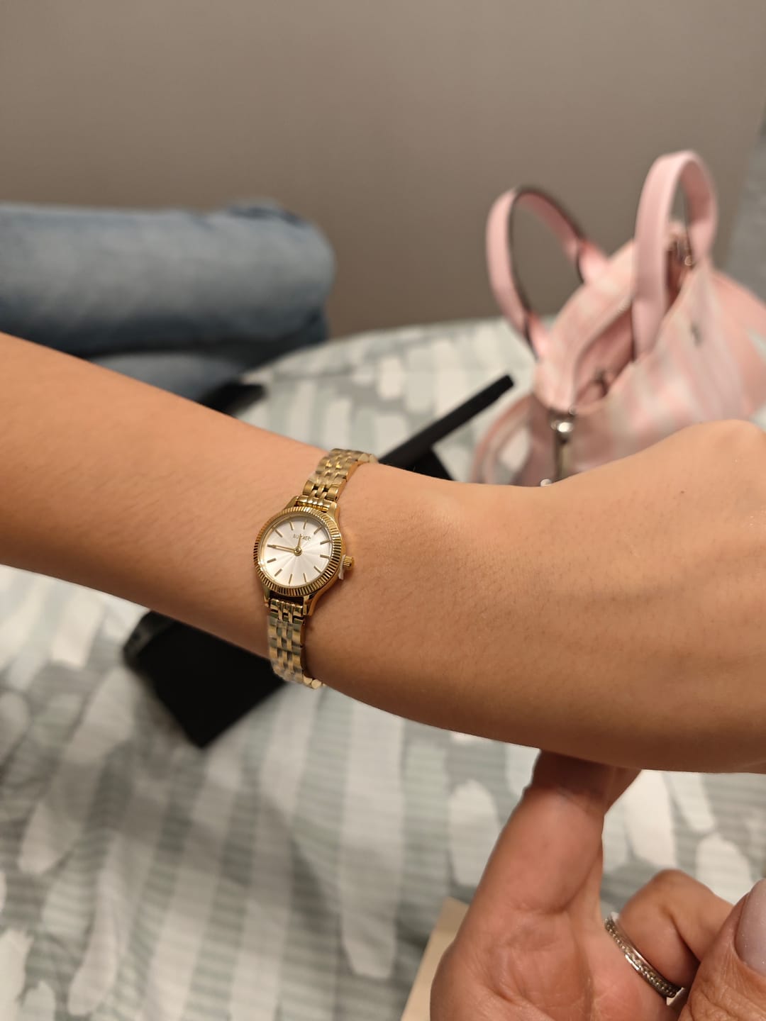 Customer photo review of Sophie Gold White