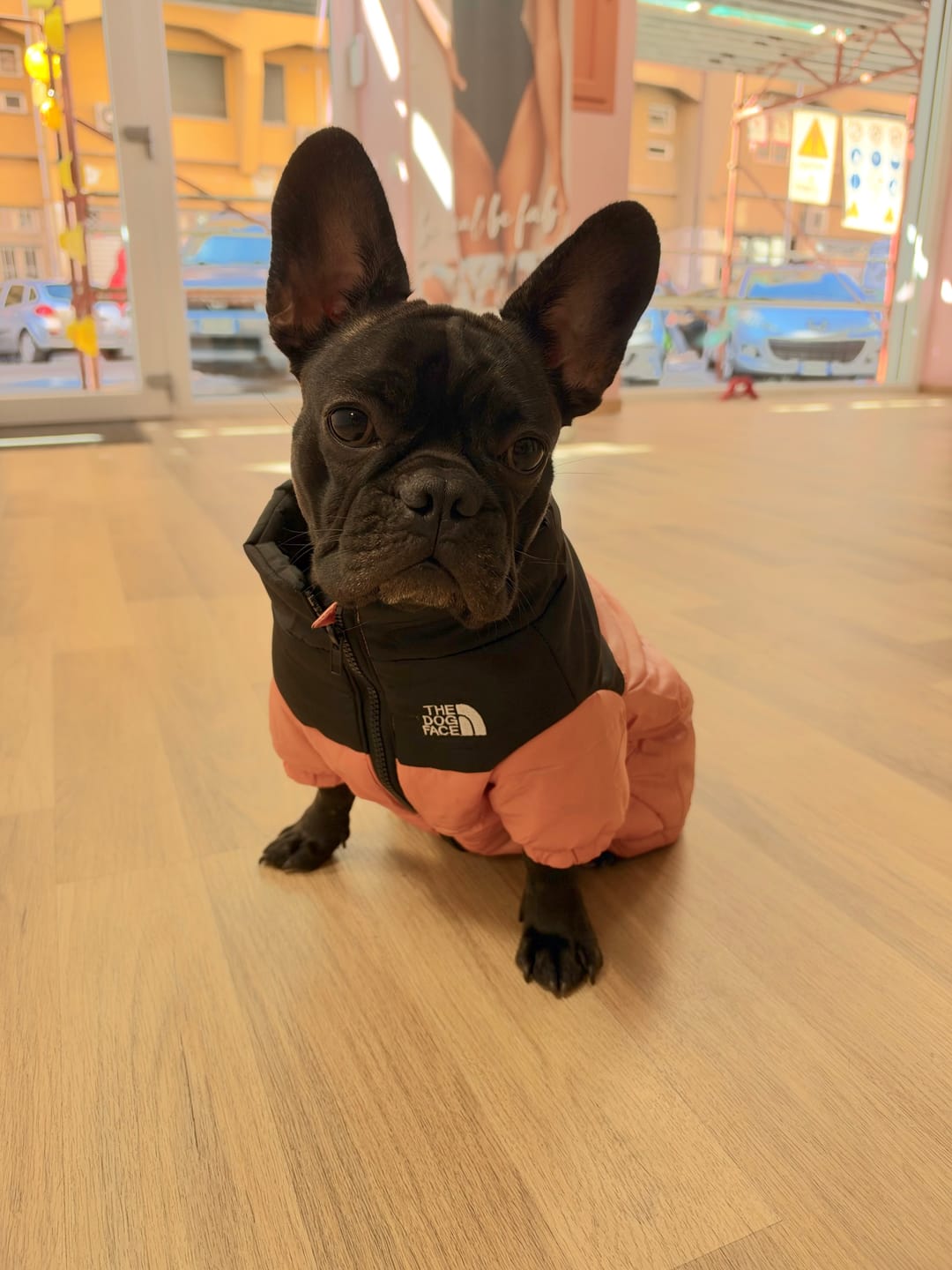 Customer photo review of The Dog Face Piumino