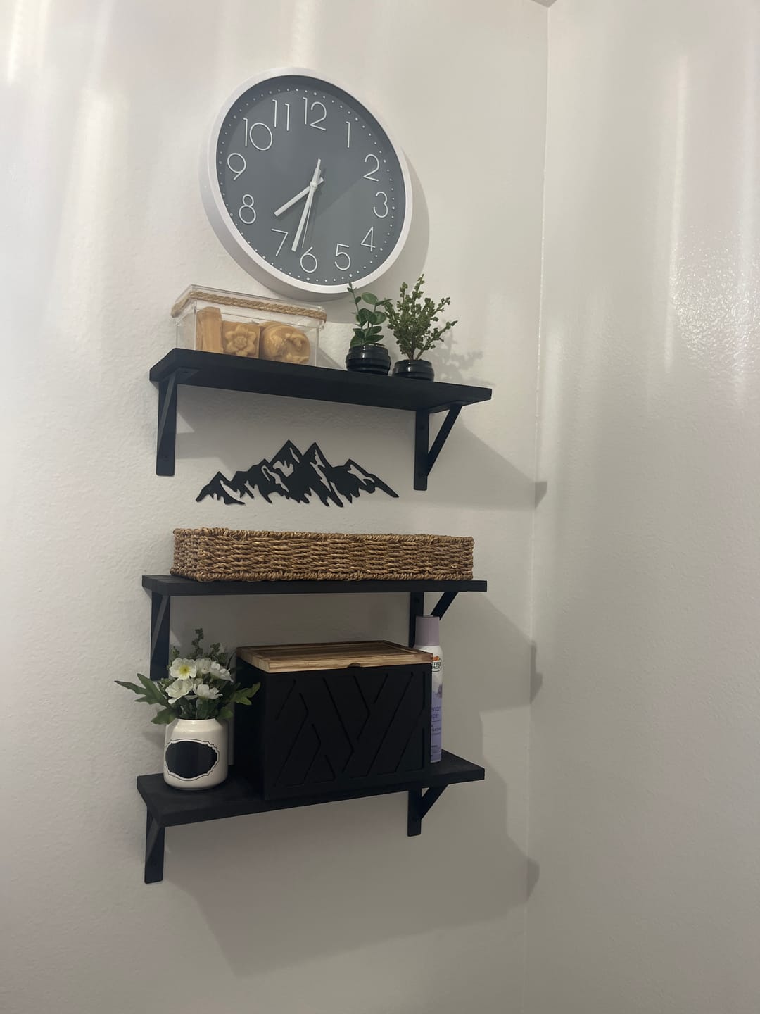 Customer photo review of Custom Metal Mountain Range Wall Art | Indoor Outdoor | Up to 46" | 20+ Color Options