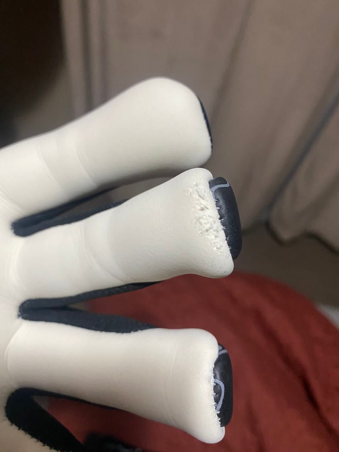 Customer photo review of Guantes de Arquero Palma de Latex - Four Liverpool