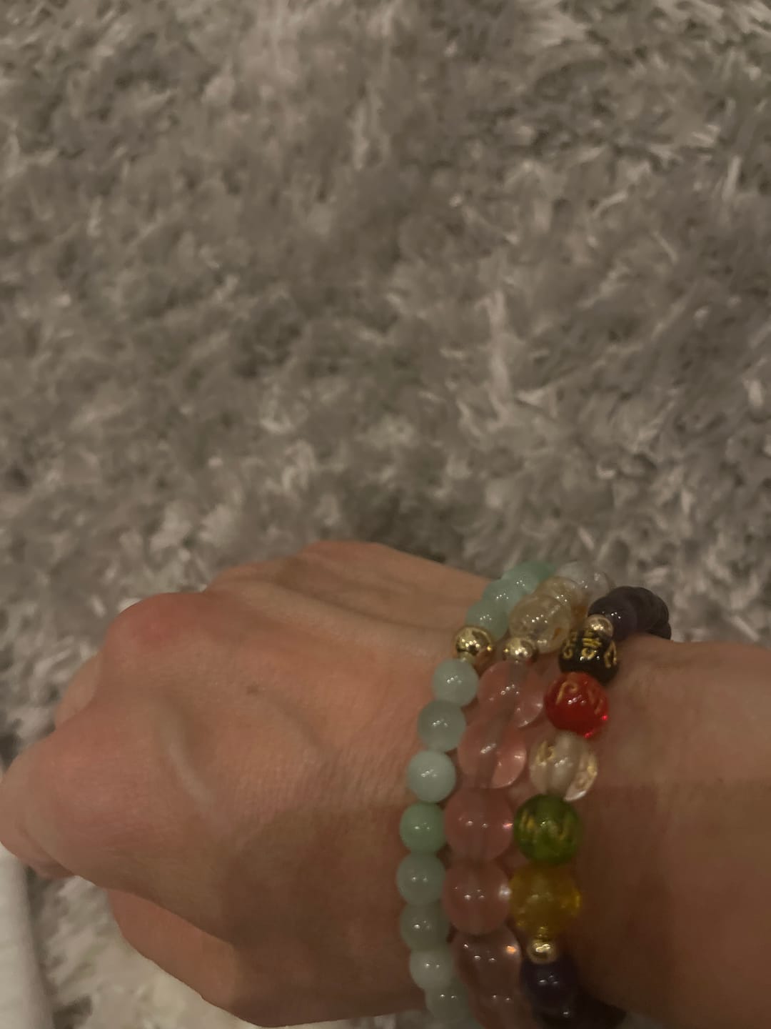 Customer photo review of Abundance Jade Power Crystal Bracelet