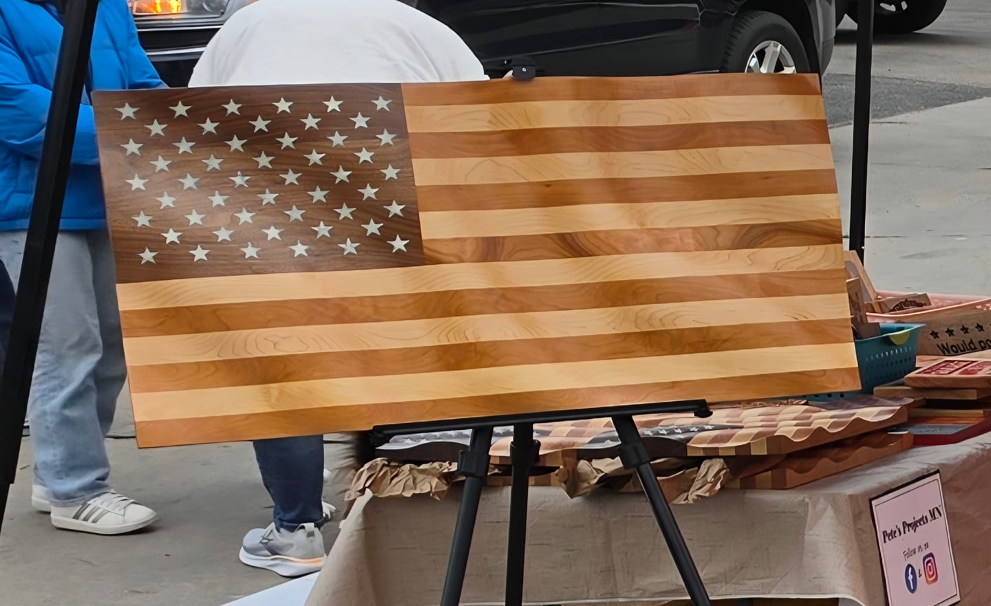 Customer photo review of Wavy USA Flag CNC Kit