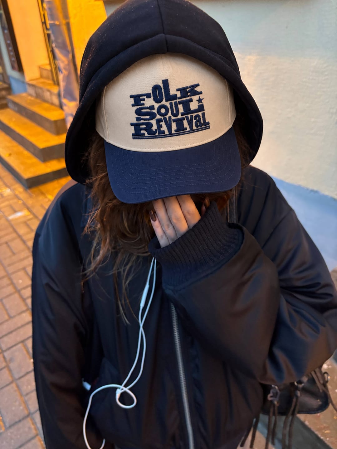 Customer photo review of Personalized Snapback Hat - Custom Text Embroidered Snapback Hat