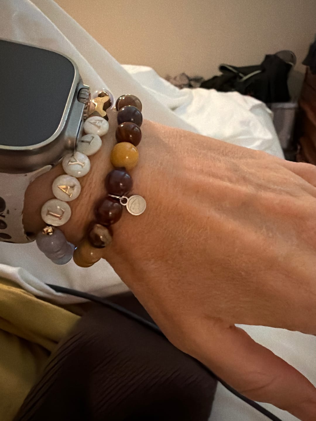 Customer photo review of Mookaite Bracelet