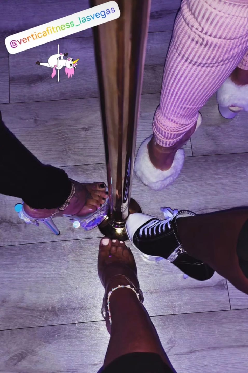 Customer photo review of 8 Inch Heel FLAMINGO-808FUR White Faux Fur