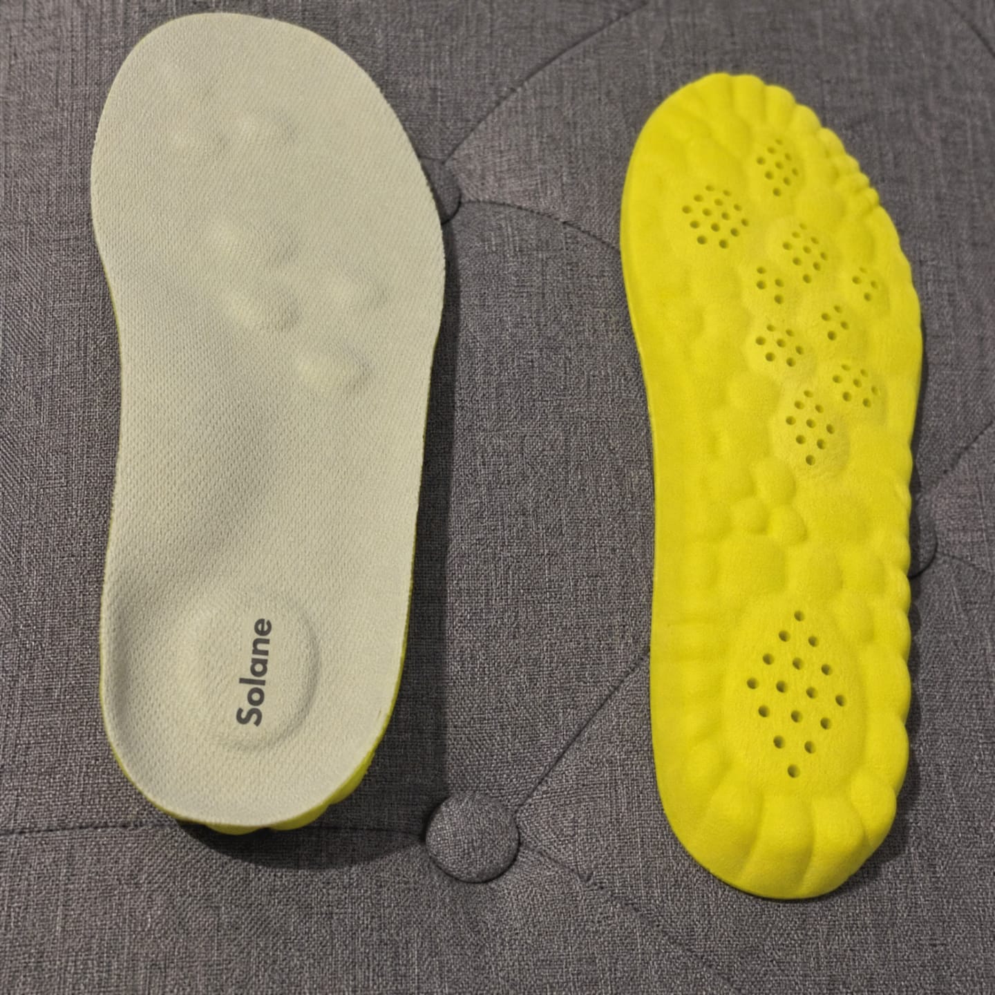 Customer photo review of Plantillas Solane® – Juega más tiempo, sin dolor