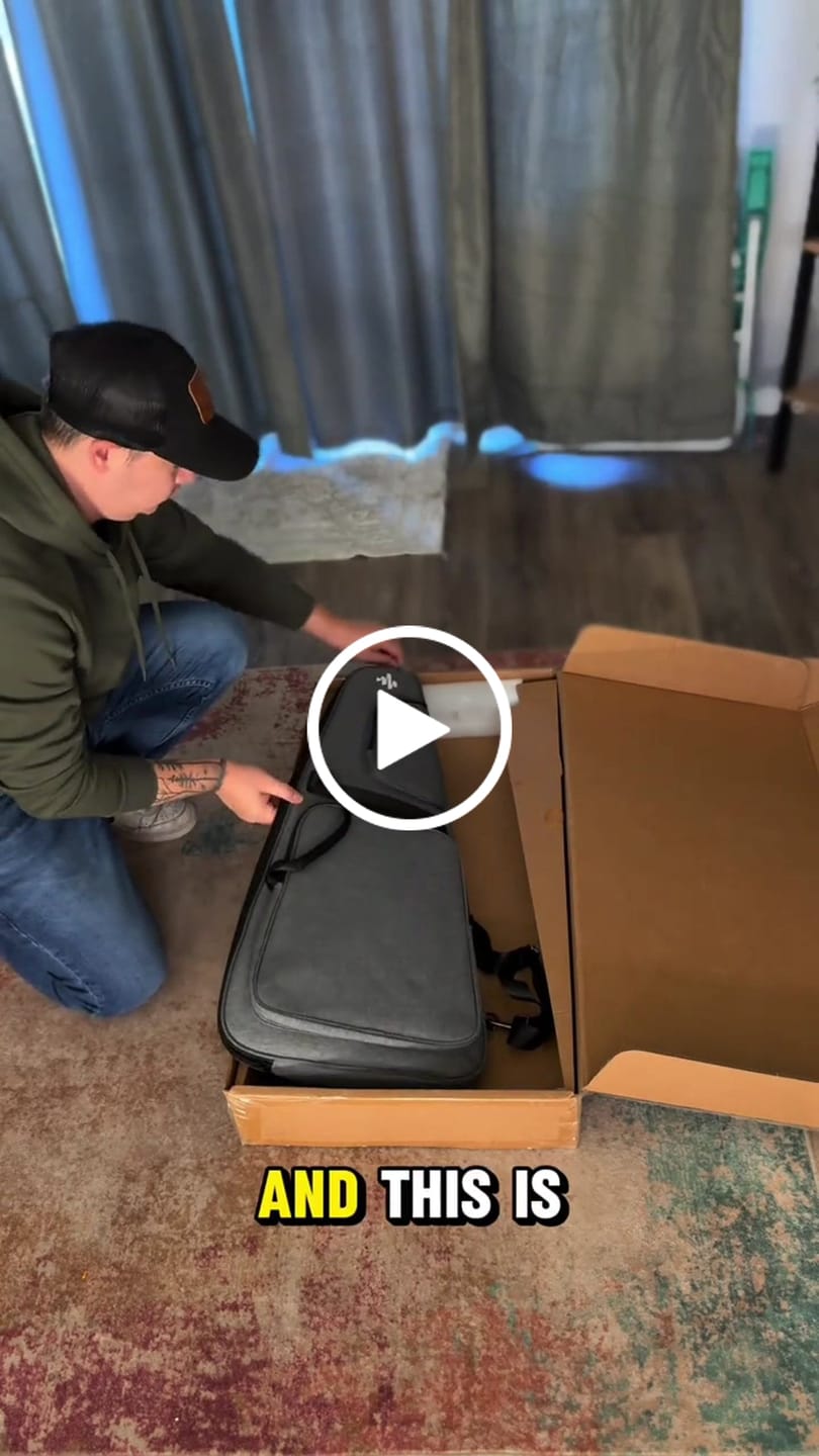 Customer video review of Donner HLX-500 Headless Electric Guitar (NHL-500)