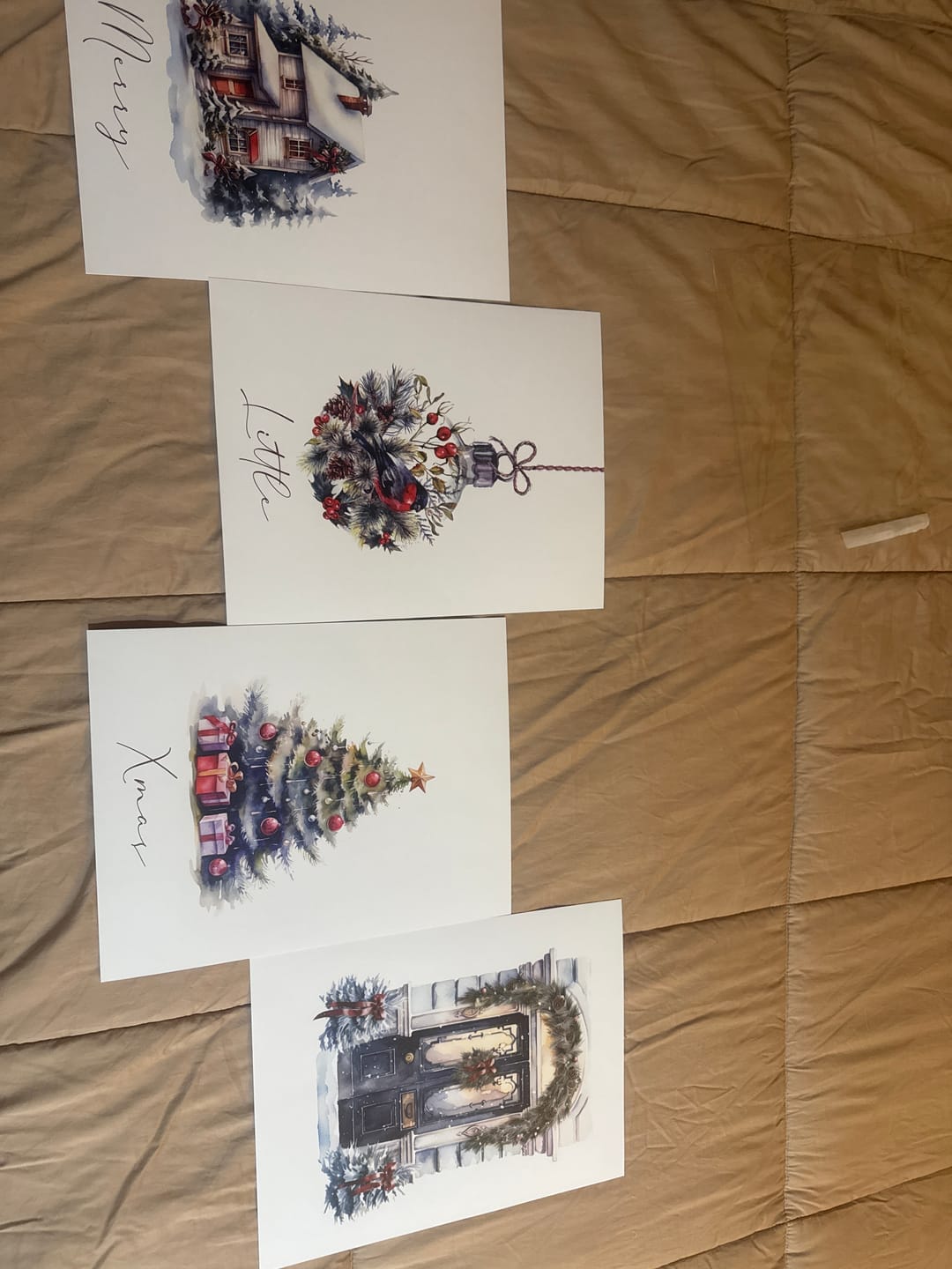 Customer photo review of Grid Gallery Wall Builder for 4 Piece Wall Art Set