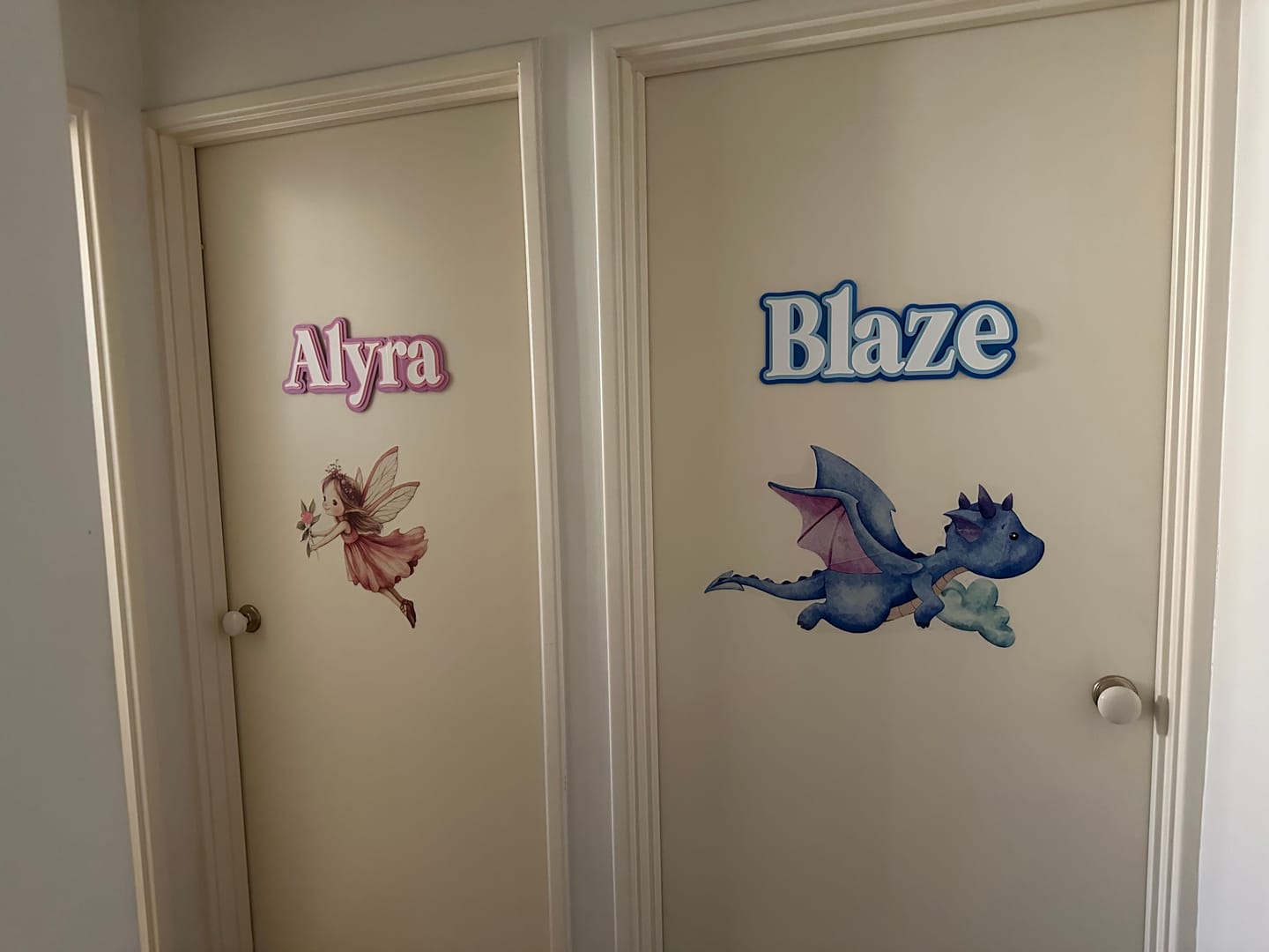 Customer photo review of 3d Triple Layered Acrylic Name Sign