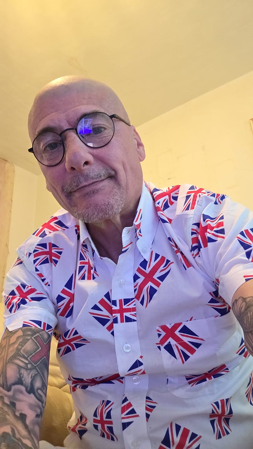 Customer photo review of Union Jack all over print shirt - Short sleeve