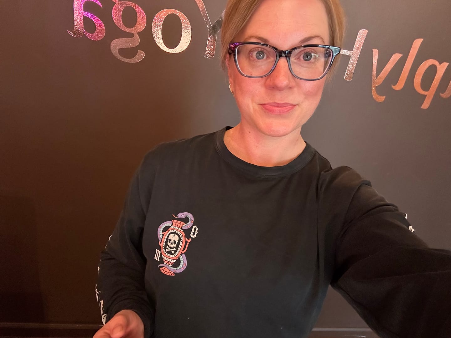 Customer photo review of Poison the Patriarchy Long Sleeve