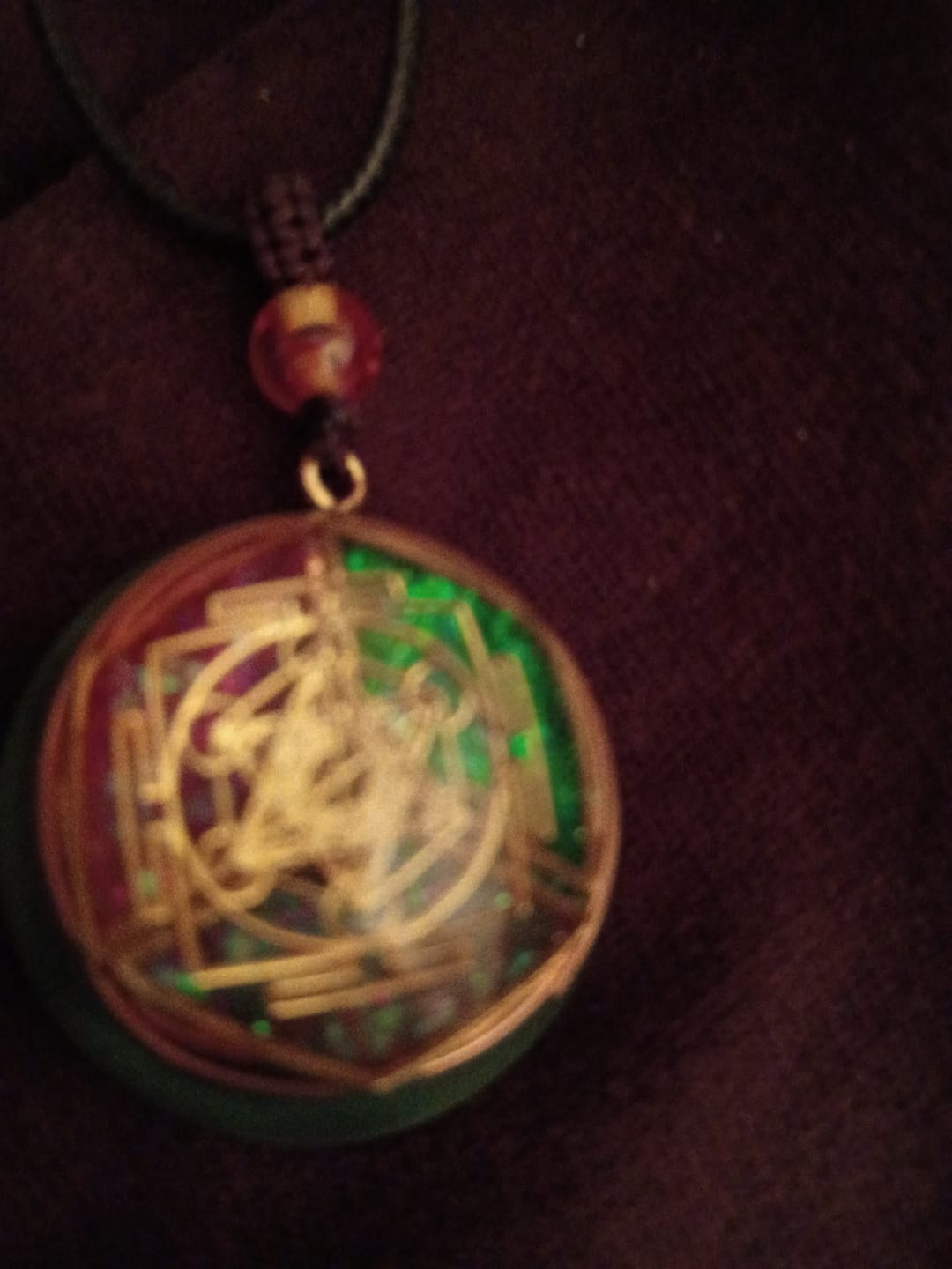 Customer photo review of Magnetic Energy Talisman