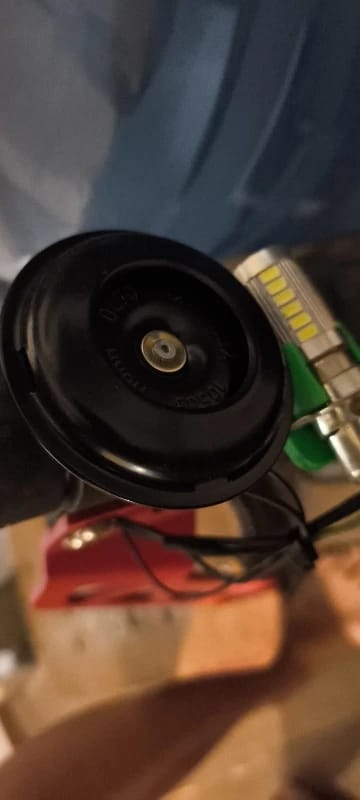 Customer photo review of Compact 12V Electric Horn for Golf Carts