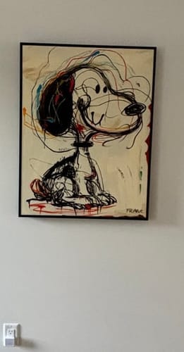 Customer photo review of Abstract Graffiti Art #GA001