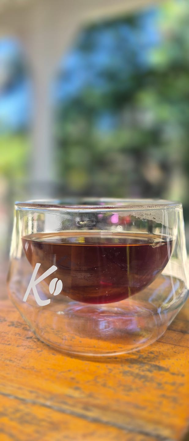 Customer photo review of Vaso Doble Pared Borosilicato Señor K Capacidad 250ml