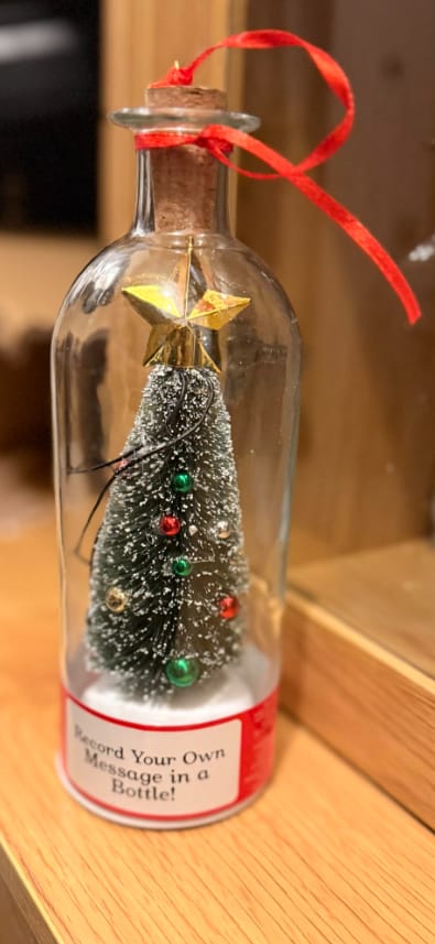 Customer photo review of Christmas Whisper Bottle™