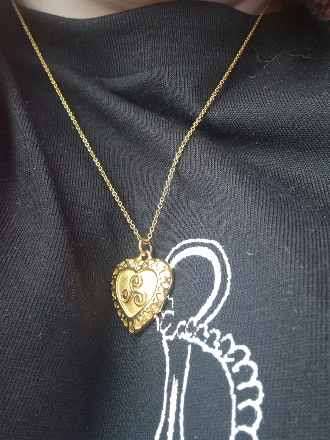 Customer photo review of Triskele Necklace
