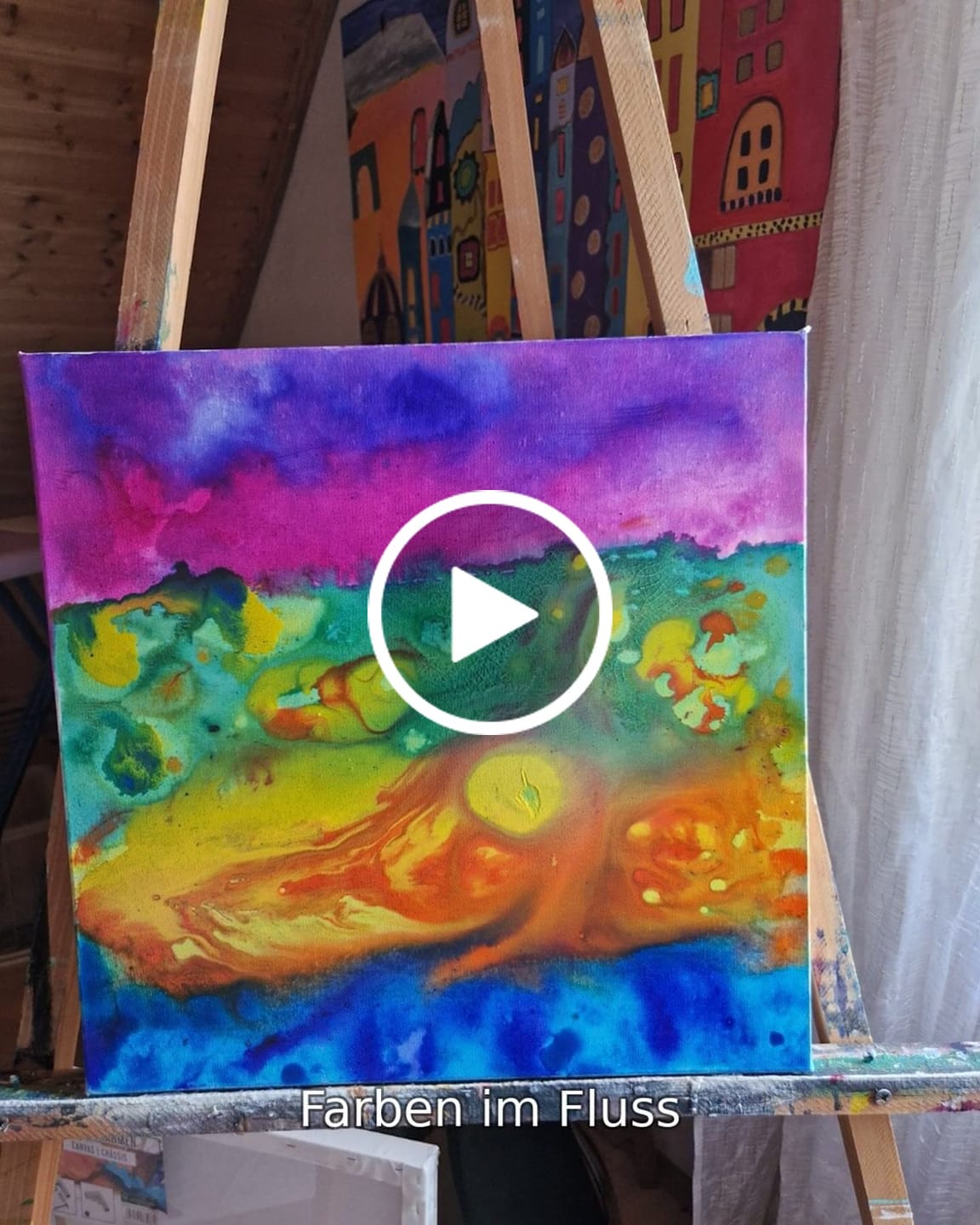 Customer video review of Aquarylic Color - Coelinblau