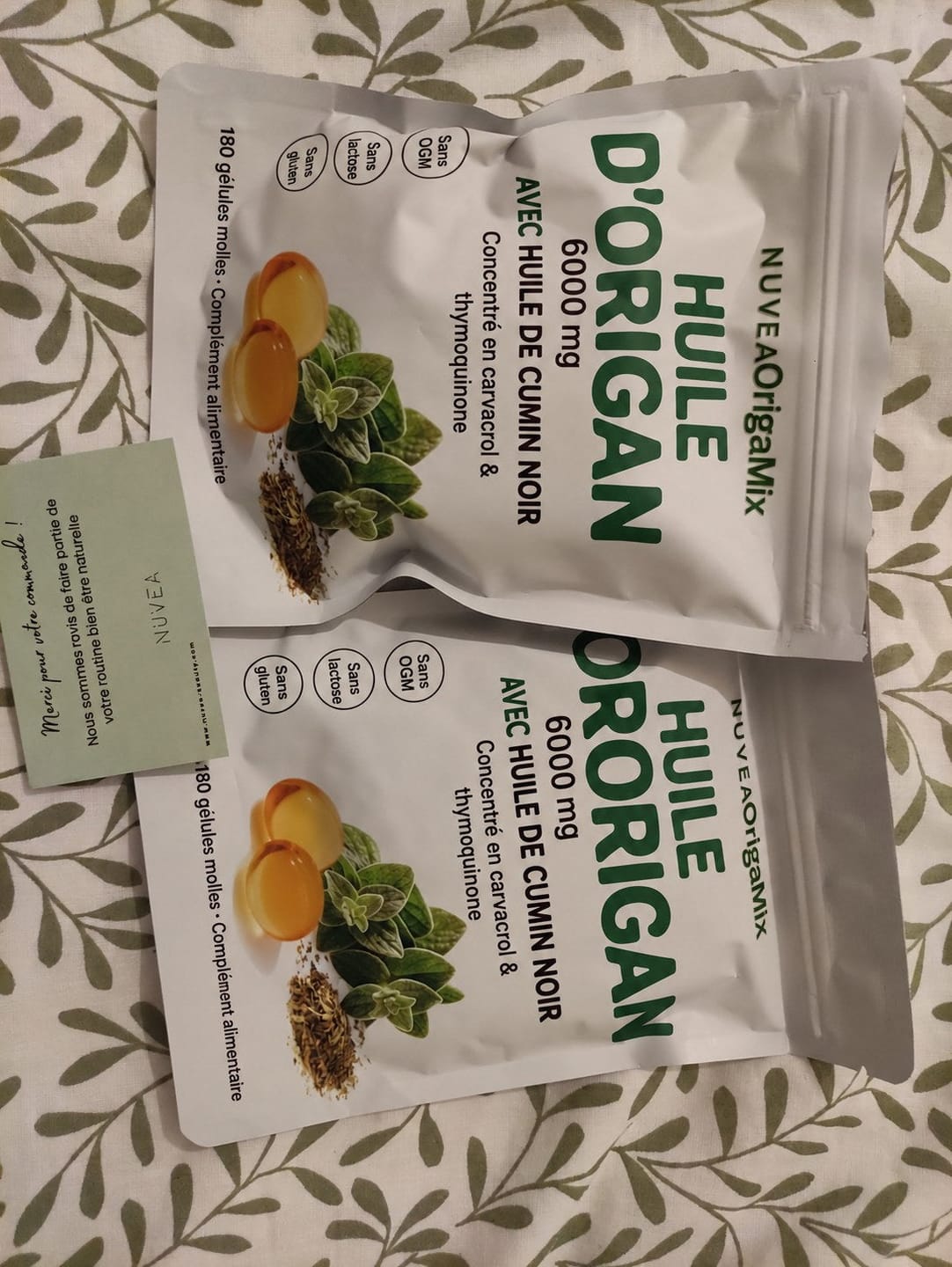 Customer photo review of Gélules OrigaMix – Élimination naturelle des parasites intestinaux
