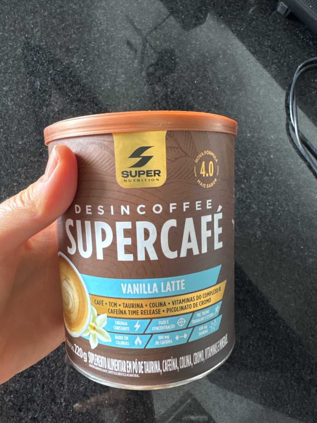 Customer photo review of Supercafé Baunilha com Avelã