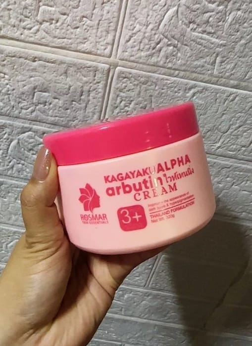 Customer photo review of Rosmar Kagayaku Alpha Arbutin Cream