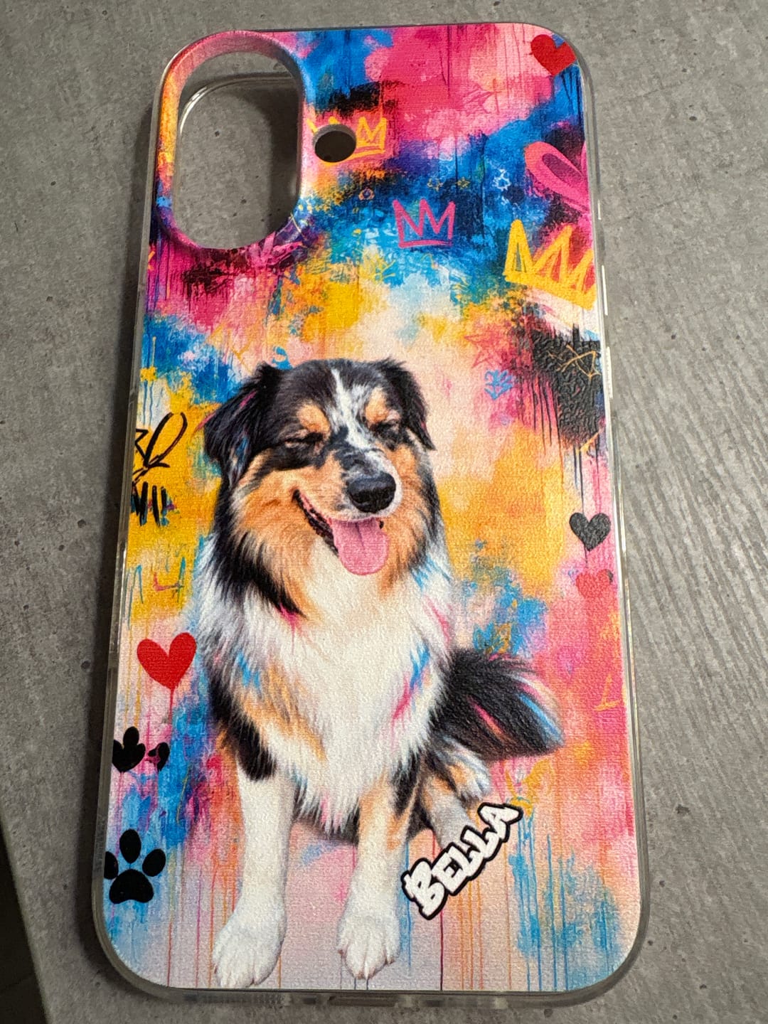 Customer photo review of Coque de téléphone personnalisée - Graffiti
