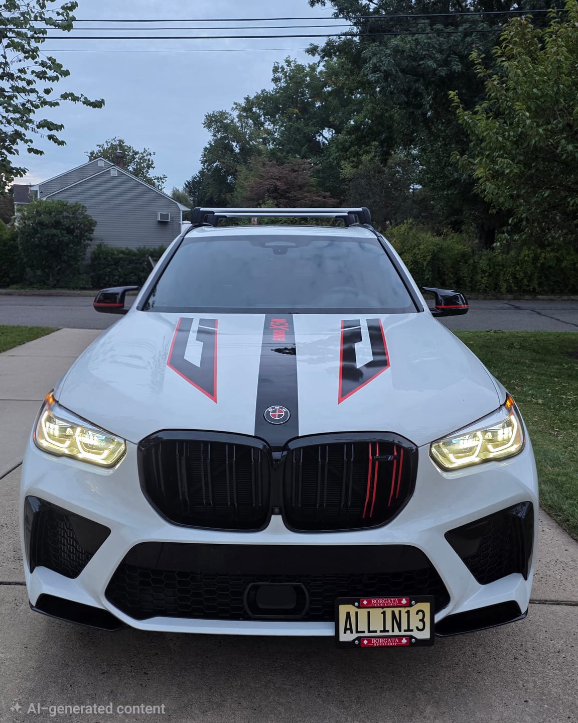 Customer photo review of BMW EMBLEM BADGES - RED & BLACK