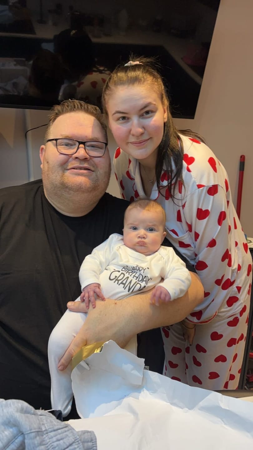 Customer photo review of A Cuddle from Heaven Personalised Photo Teddy Bear