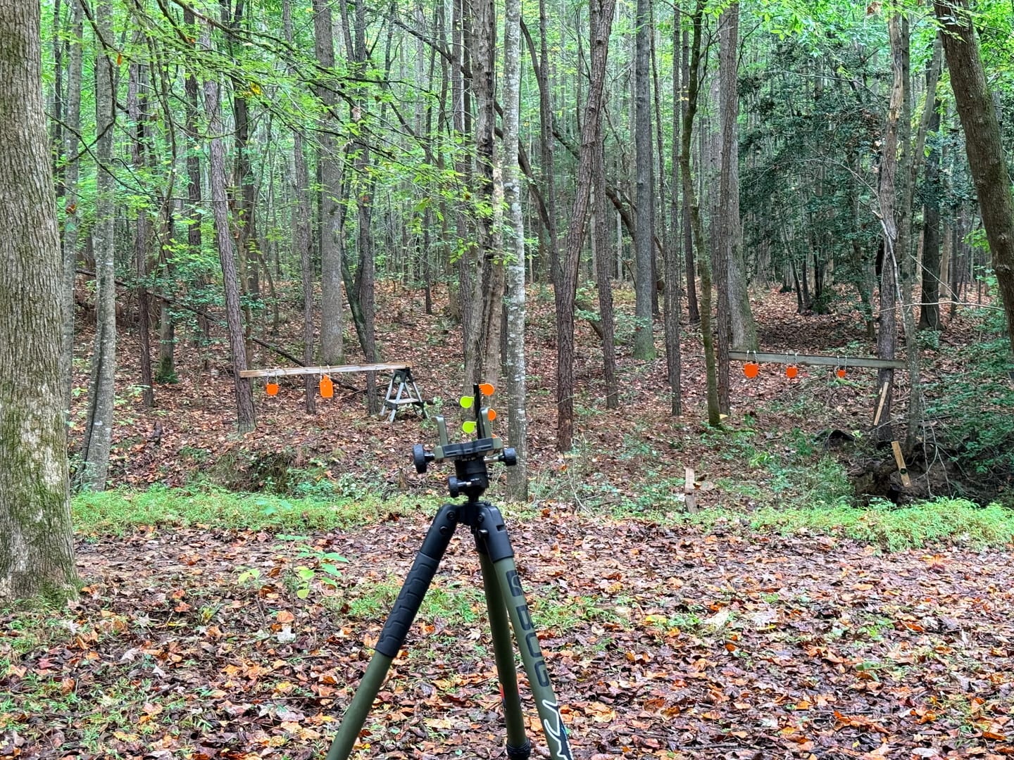 Customer photo review of AR500 Dueling Tree Target Kit - 6" x 3/8" Reactive Shooting Targets with Stand