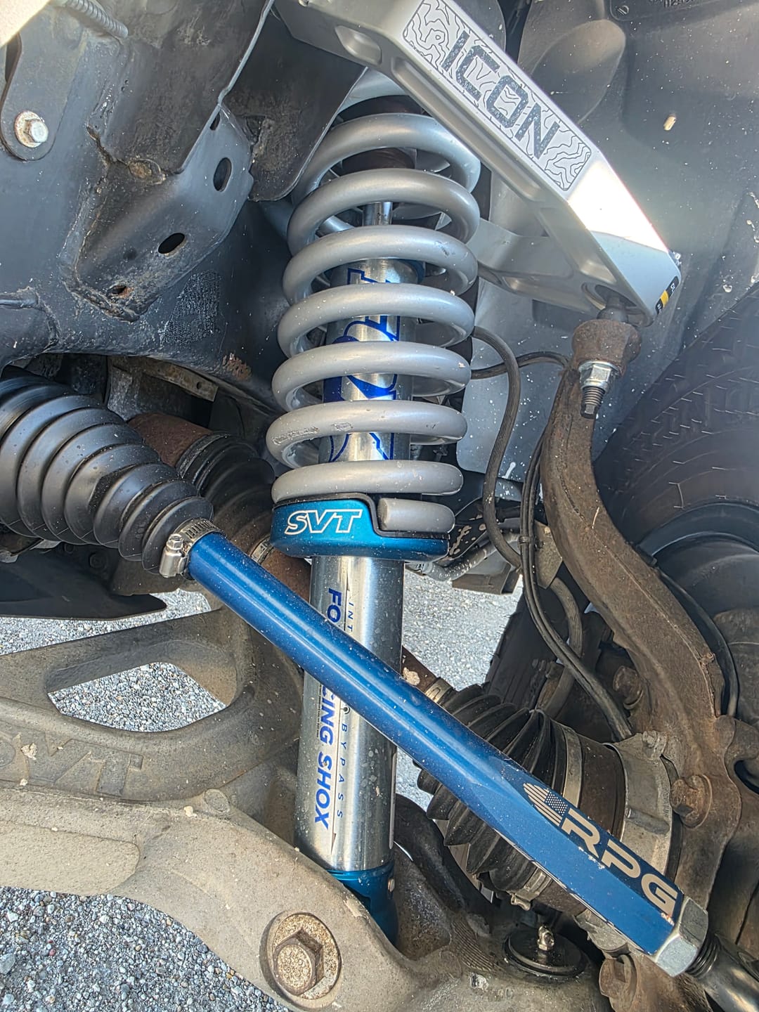 Customer photo review of Ford Raptor Billet Steering Tie Rods