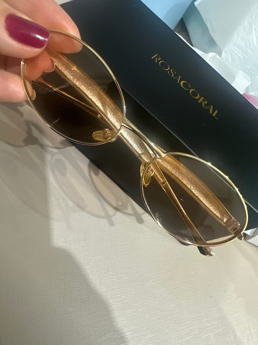 Customer photo review of Óculos Corfu