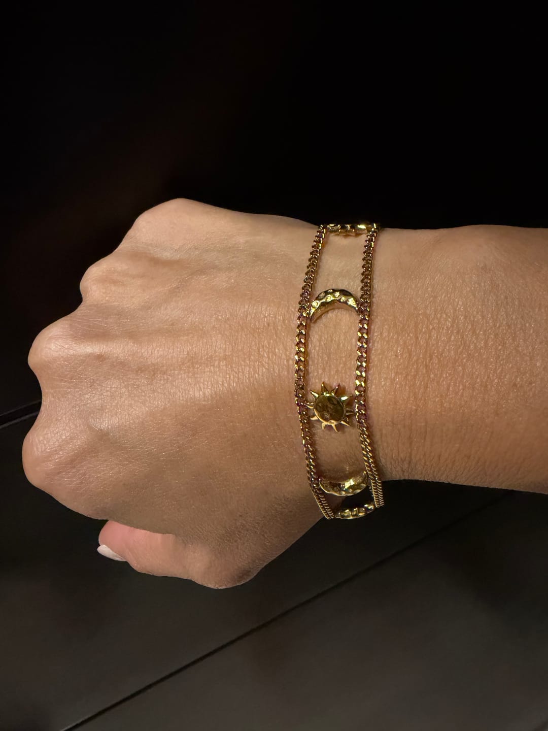 Customer photo review of Pulsera Aluna