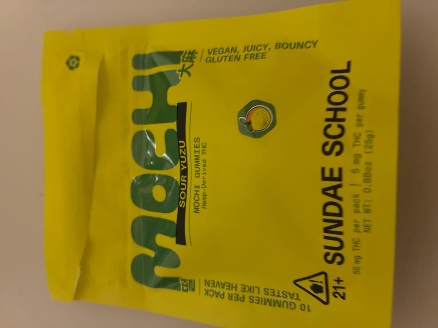 Customer photo review of Sour Yuzu (5mg) Mini