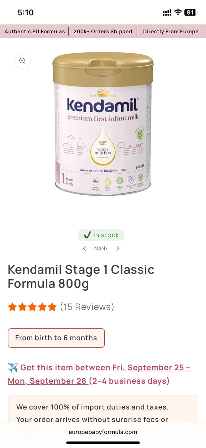 Customer photo review of HiPP Organic Apple Banana Puree 100g