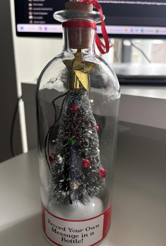 Customer photo review of Christmas Whisper Bottle™