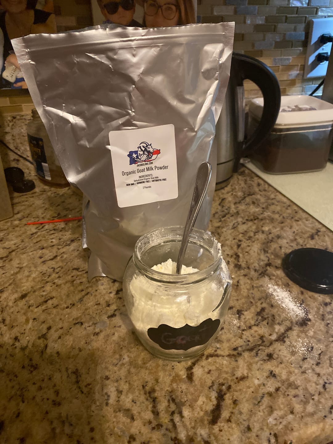 Customer photo review of Organic Goat Milk Powder
