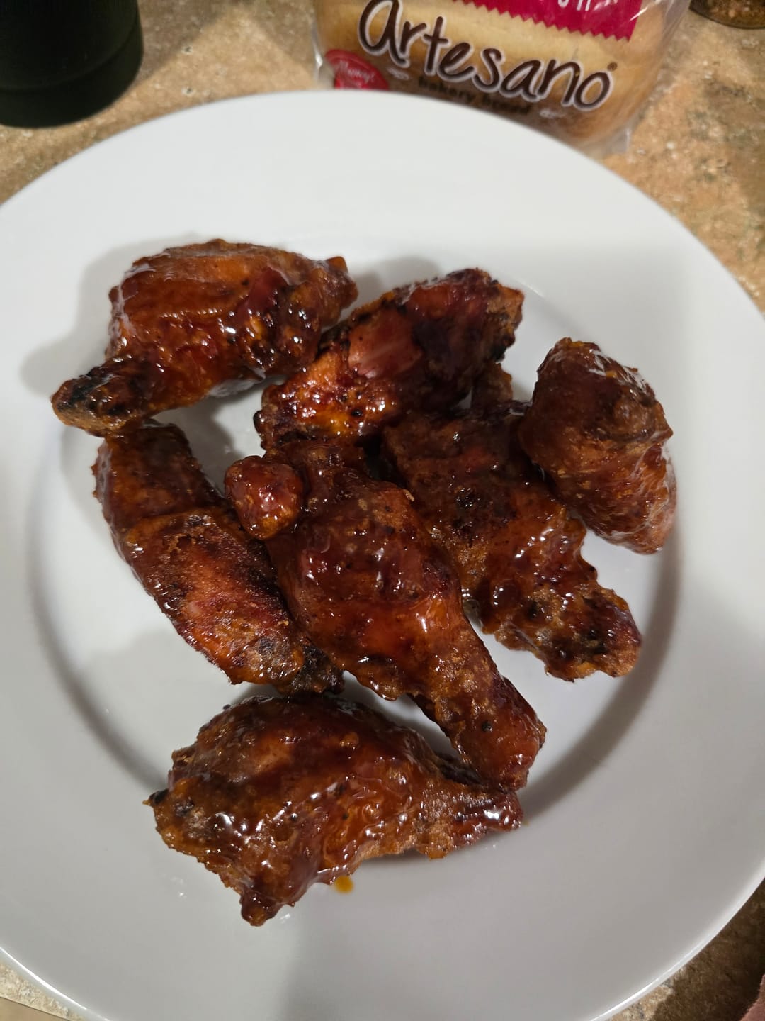Customer photo review of Wing Night: Smoked & Fried Wing Kit