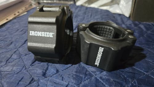 Customer photo review of Olympic Barbell Collars - Quick-Release Clamps, Pair - IRONSIDE