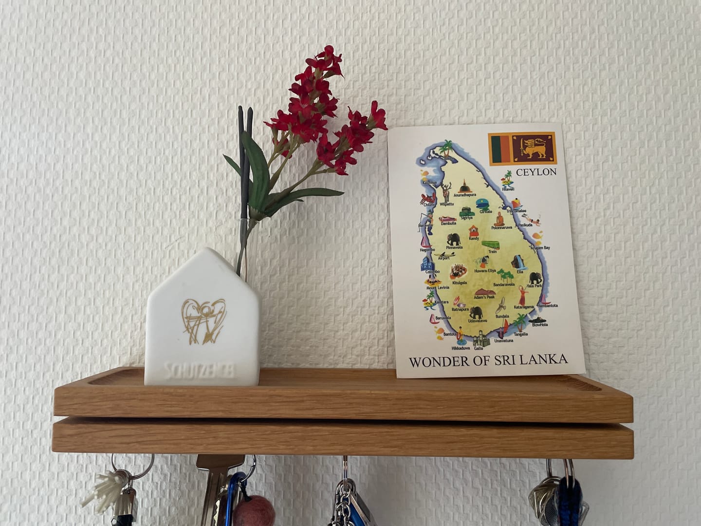 Customer photo review of Schlüsselbrett TALEA aus Holz