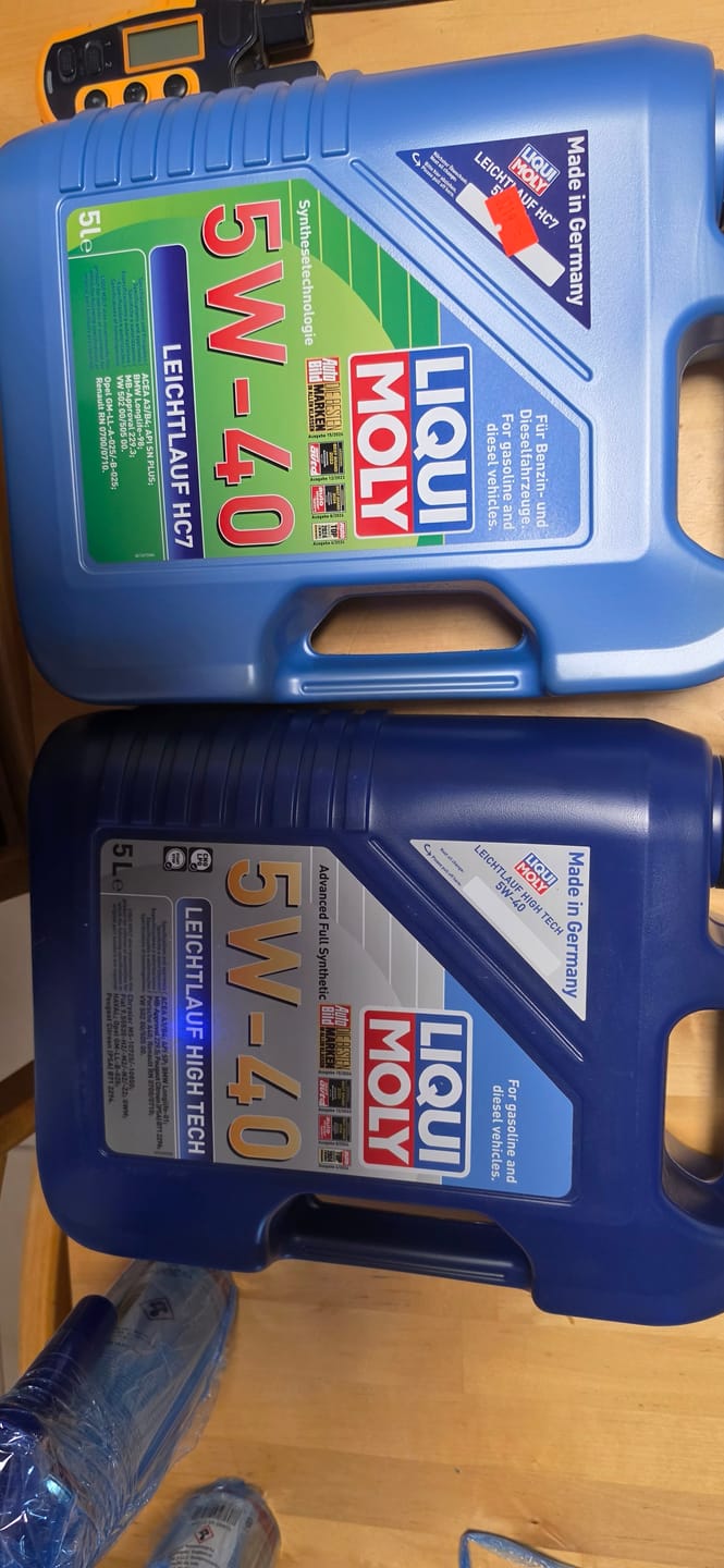 Customer photo review of שמן מנוע Liqui Moly 5W40 5 ליטר