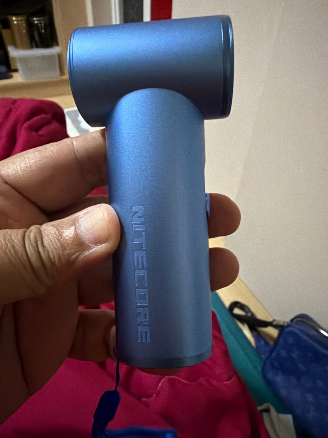 Customer photo review of NEF01 - Mini High-Speed Handheld Fan (4,000mAh)