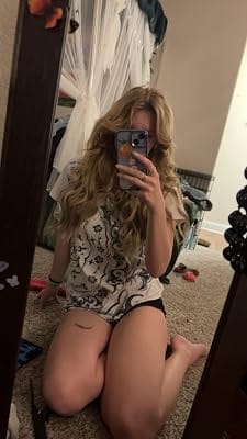 Customer photo review of Flat Weft Extensions Virgin Hair Highlight Brown With Blonde #P8/60