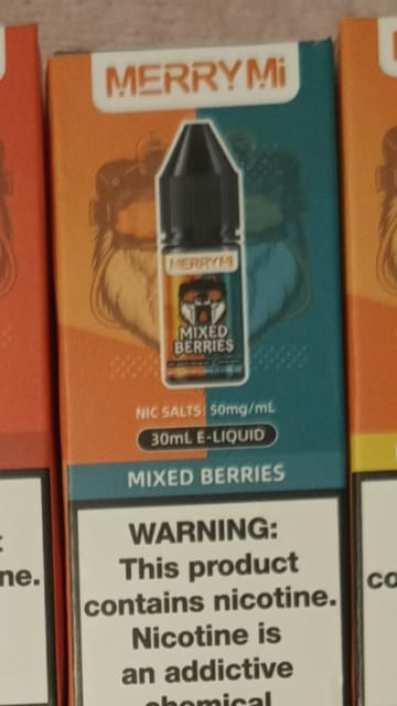 Customer photo review of Liquidy MERRYMI Salts 30ml - Sole Nikotynowe 5%