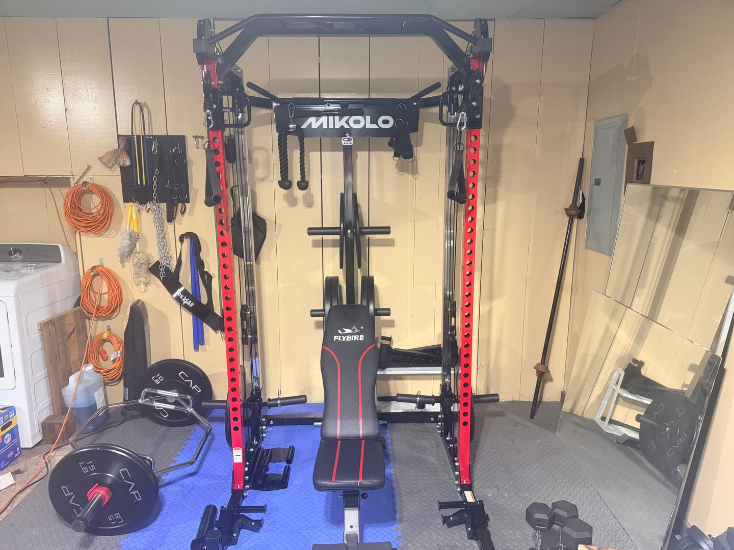 Customer photo review of HR05 Half Rack Functional Trainer
